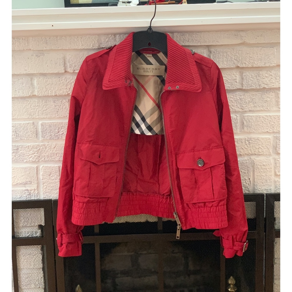 Burberry Brit Red Jacket